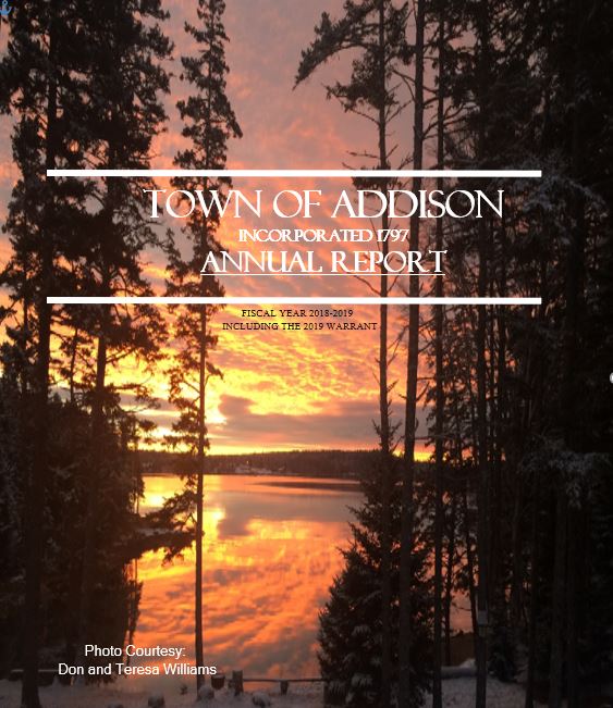 Town of Addison Report Cover